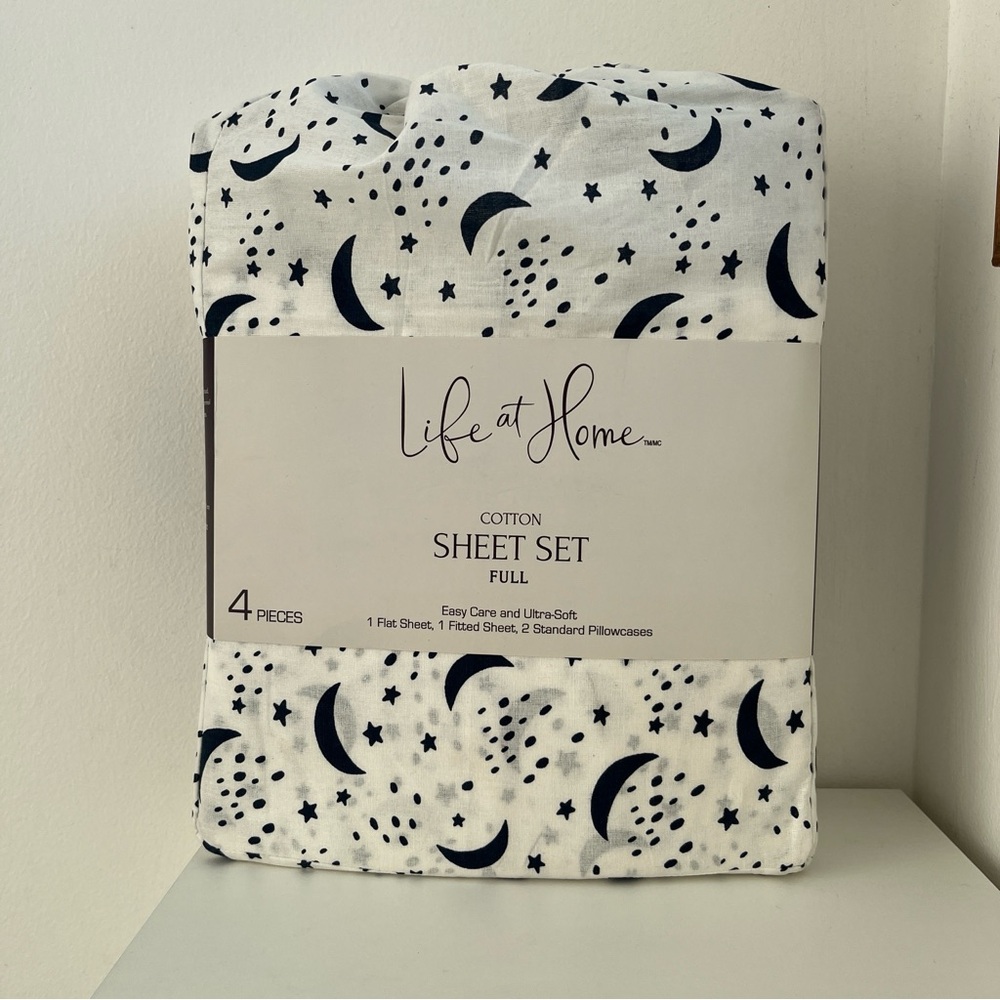 Brand New 100% 4 Pieces Cotton Full Size Sheet Set